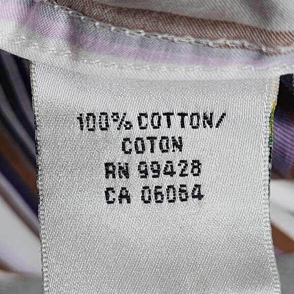 Men's Bugatchi Uomo Multicolor Striped Shirt Long Sleeve Button Down Size L - Picture 7 of 14